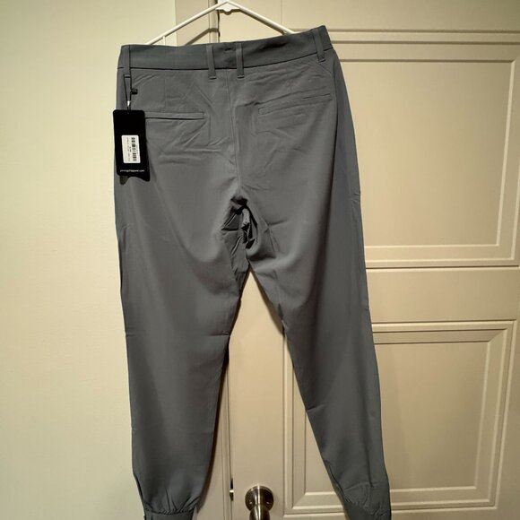 Primo Golf Apparel Primo Jogger Pants Light Gray | Size 30 Regular NWT $89 - Picture 2 of 3